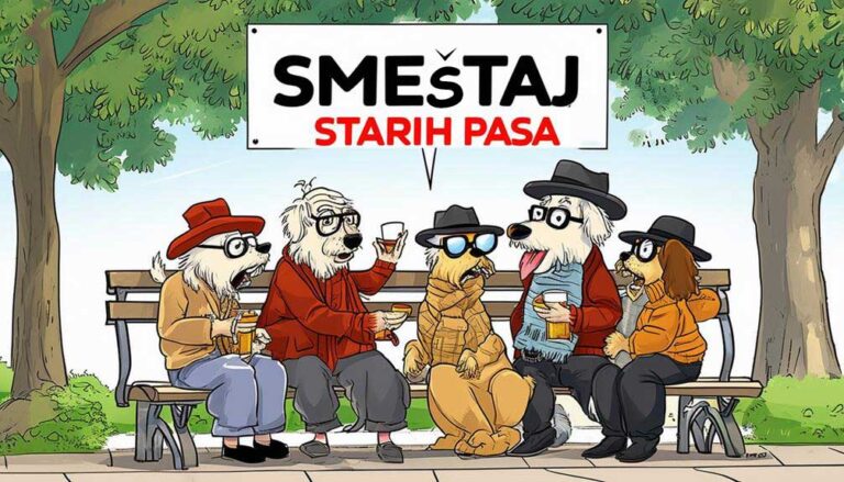 smestaj starih pasa u pansionu za pse