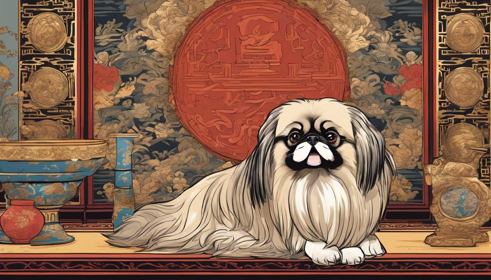 history of pekingese dog