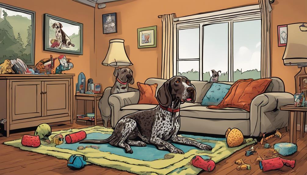 living with german shorthaired pointers